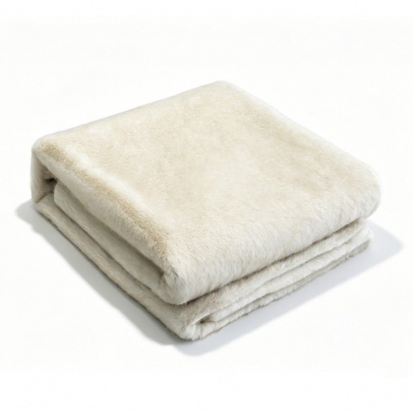Collection Plaid Housse de coussin Cocon Ivoire