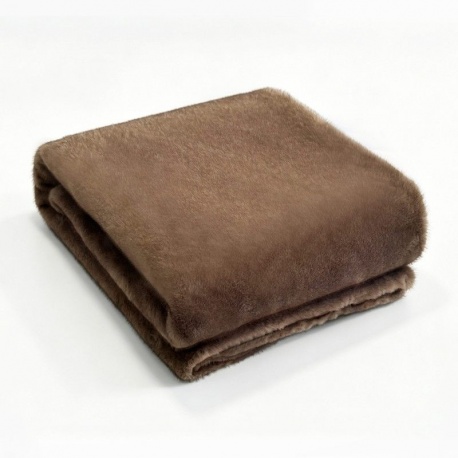 Collection Plaid Housse de coussin Cocon Marron