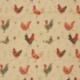 Tissu Imprimé Poule Linenlook 