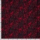 Tissu Satin Touché Velours Imprimé Rouge 