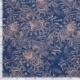 Tissu Satin Touché Velours Imprimé Bleu 