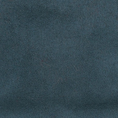 Tissu Suedine Envers Fausse Fourrure Bleu