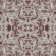Tissu Voile de Coton Imprimé Motif Végétal Marron