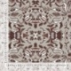 Tissu Voile de Coton Imprimé Motif Végétal Marron