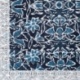 Tissu Coton Matelassé Imprimé Fleur Rond Denim 
