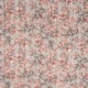 Tissu Coton Matelasse Imprimé Motif Floral Marron 