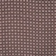 Tissu Coton Matelasse Imprimé Fleurs Marron