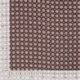 Tissu Coton Matelasse Imprimé Fleurs Marron