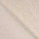 Tissu Polaire Teddy Uni Ecru 