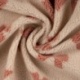 Tissu Teddy Jacquard Imprimé Noeud Sable
