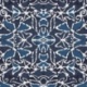 Tissu Voile de Coton Imprimé abstrait Denim