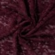 Tissu Dentelle Lie de Vin