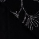 Tissu Caban Brodé Noir