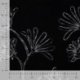 Tissu Caban Brodé Noir