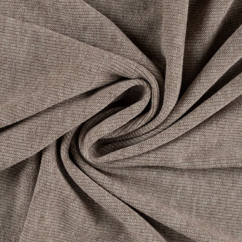 Tissu Tricot Uni Sable