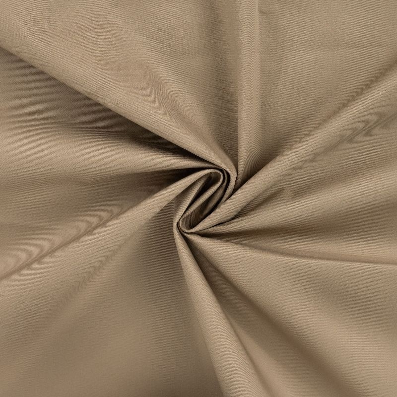 Tissu Twill Uni Taupe