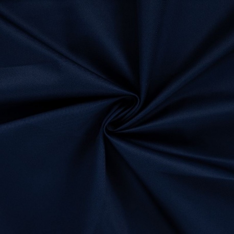 Tissu Twill Uni Bleu Marine