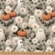 Tissu Effet 3D Calan Imprimé Fantome 