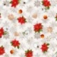 Tissu Imprimé Bosc Noël Blanc