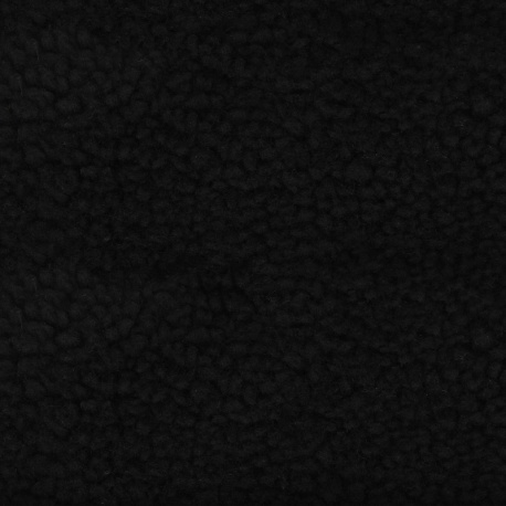Tissu Suédine Envers Mouton Noir 