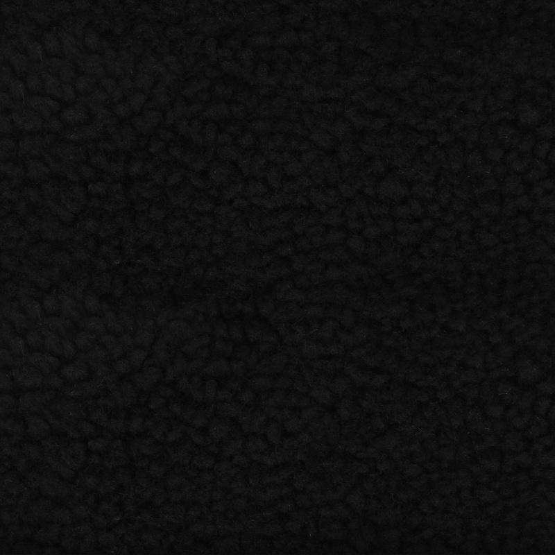 Tissu Suédine Envers Mouton Noir 