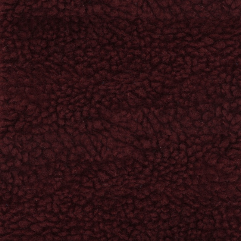 Tissu Mouton Bordeaux