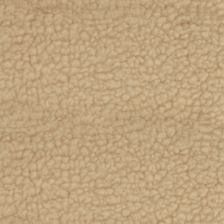 Tissu Suédine Envers Mouton Ecru 
