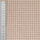 Tissu Maille Pied de Poule Beige 