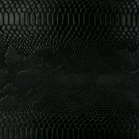 Tissu Simili Texturé Noir 