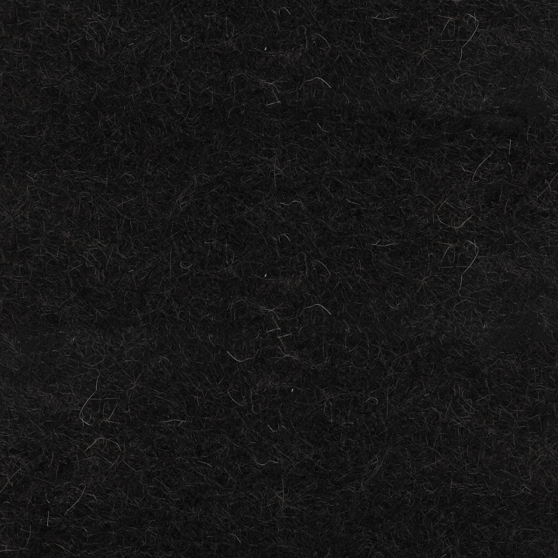 Tissu Nuza Poils Longs Noir