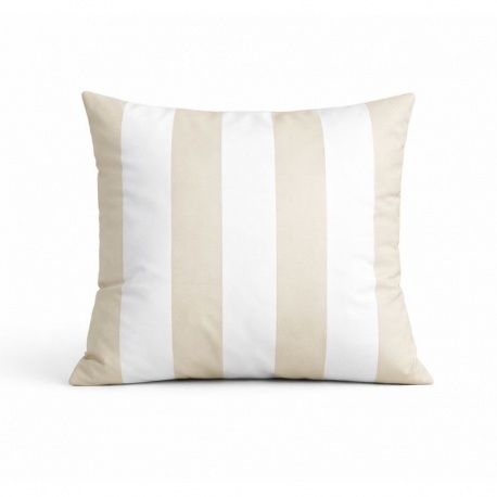 Coussin Outdoor Arcachon Rayé Coloris Lin
