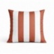 Coussin Outdoor Arcachon Rayé Coloris Terracotta