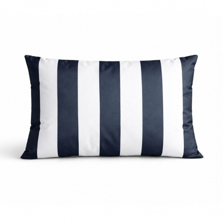 Coussin Outdoor Arcachon Rayé Coloris Navy 