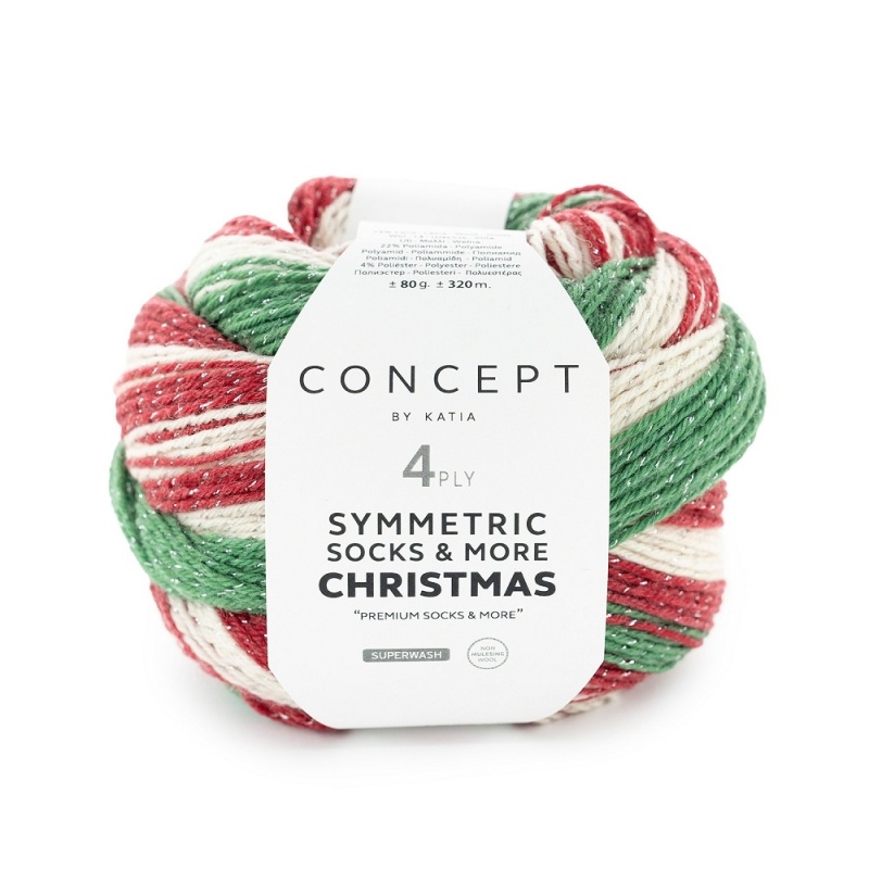 Pelote Katia Christmas Sym Socks 