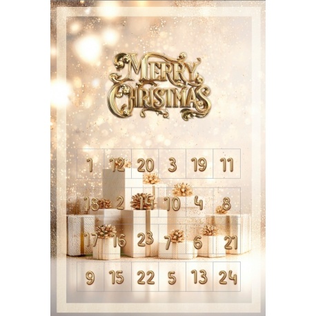 Calendrier de L'avent 3d Golden 