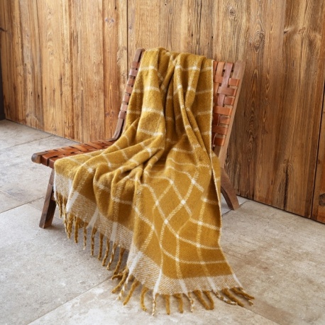 Plaid Campbell Aspect Mohair Ocre