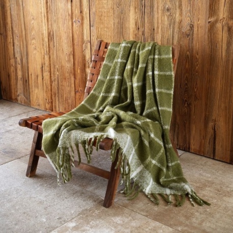 Plaid Campbell Aspect Mohair Vert 