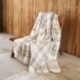 Plaid Beauly Double Sherpa Ecru 