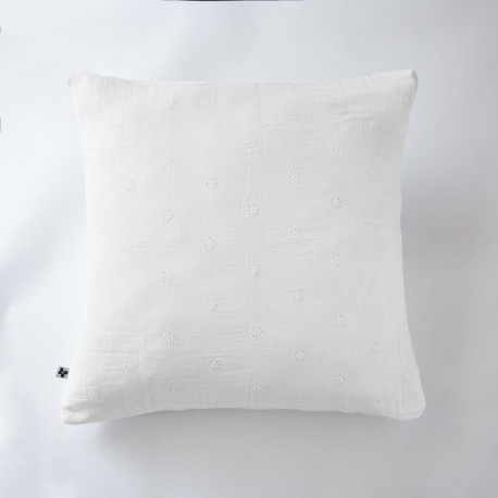 Taie d'Oreiller Gaia Boho Gaze de Coton Chantilly 