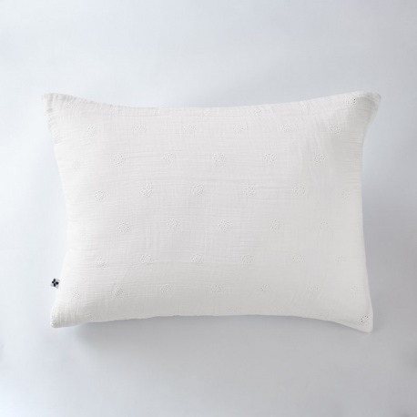 Taie d'Oreiller Gaia Boho Gaze de Coton Chantilly 