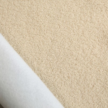 Tissu Cosy Bouclette Occultant Thermique Naturel 
