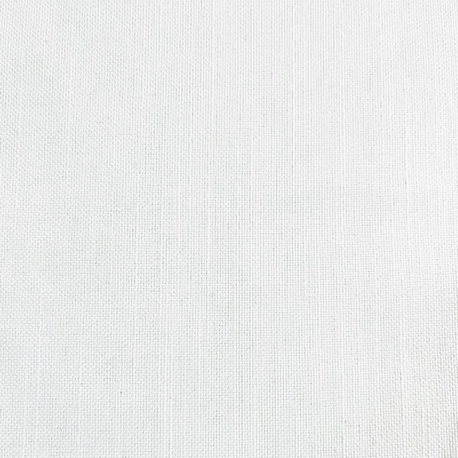 Tissu Niki Nappage Uni Blanc - Grande laize