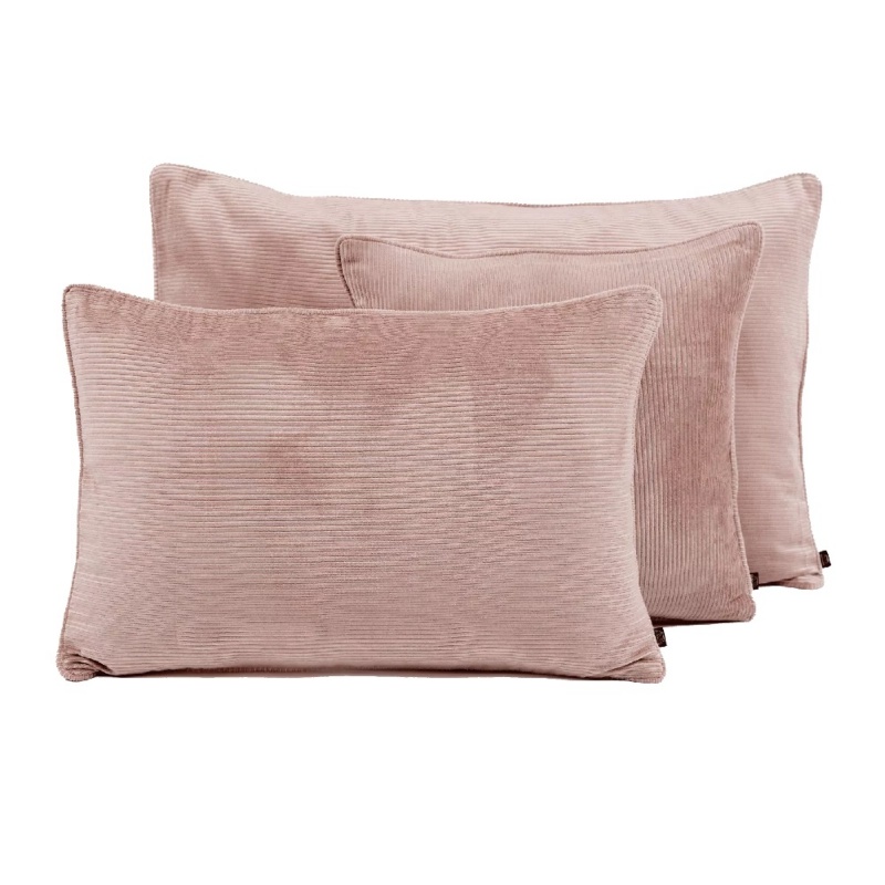Housse de Coussin Hambourg Velours Côtelé Mocaccino - HAOMY