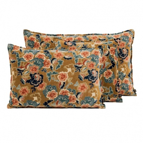 Housse de Coussin Boston Velours Imprimé Gold - HAOMY