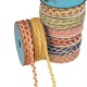 Serpentine bicolore avec picots