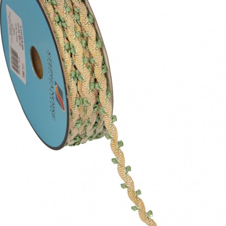 Serpentine bicolore avec picots