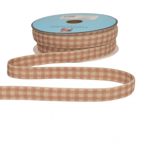Galon carreaux bicolore