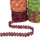 Galon fleurs en degrade de couleurs