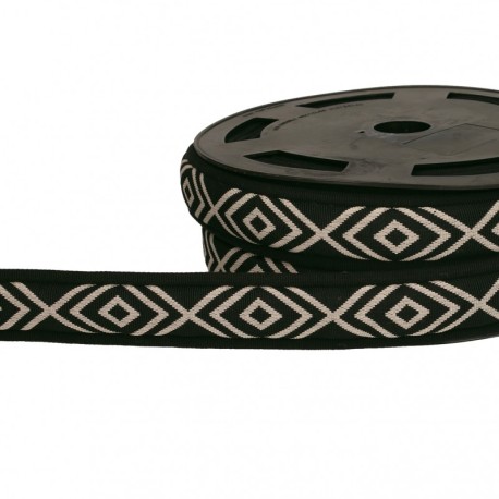 Sangle geometrique matelassee