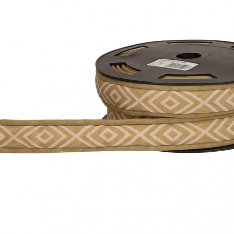 Sangle geometrique matelassee